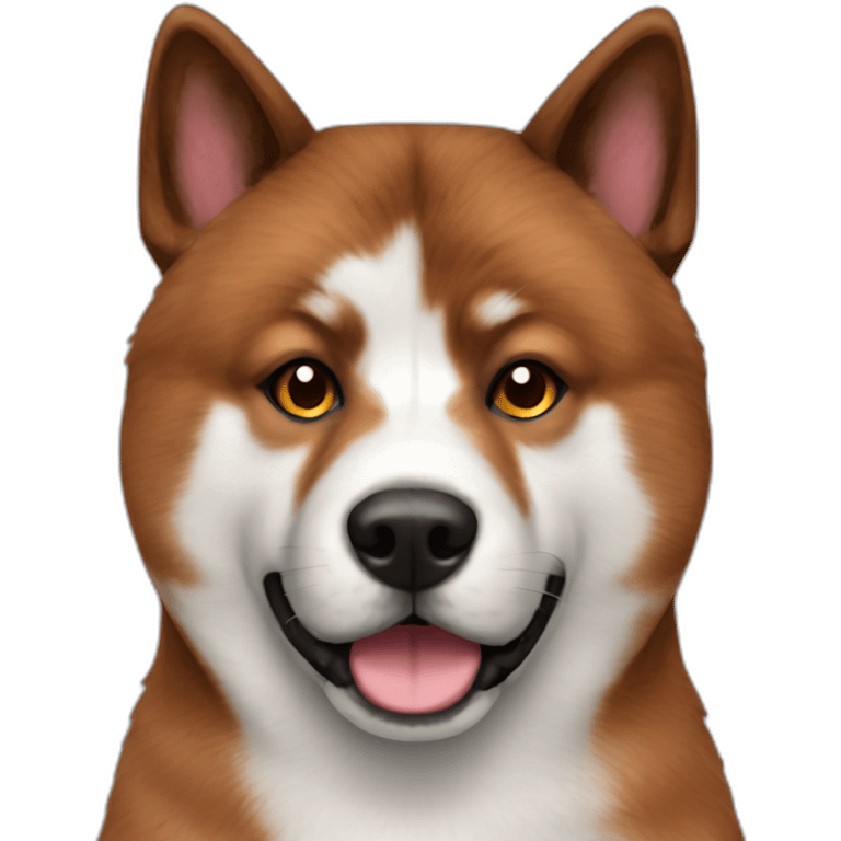 red brindle akita emoji