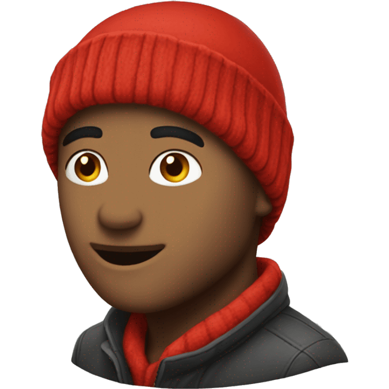 red beanie hat emoji