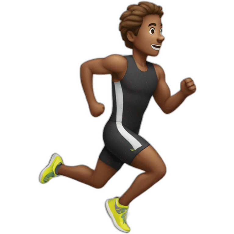 fast running emoji