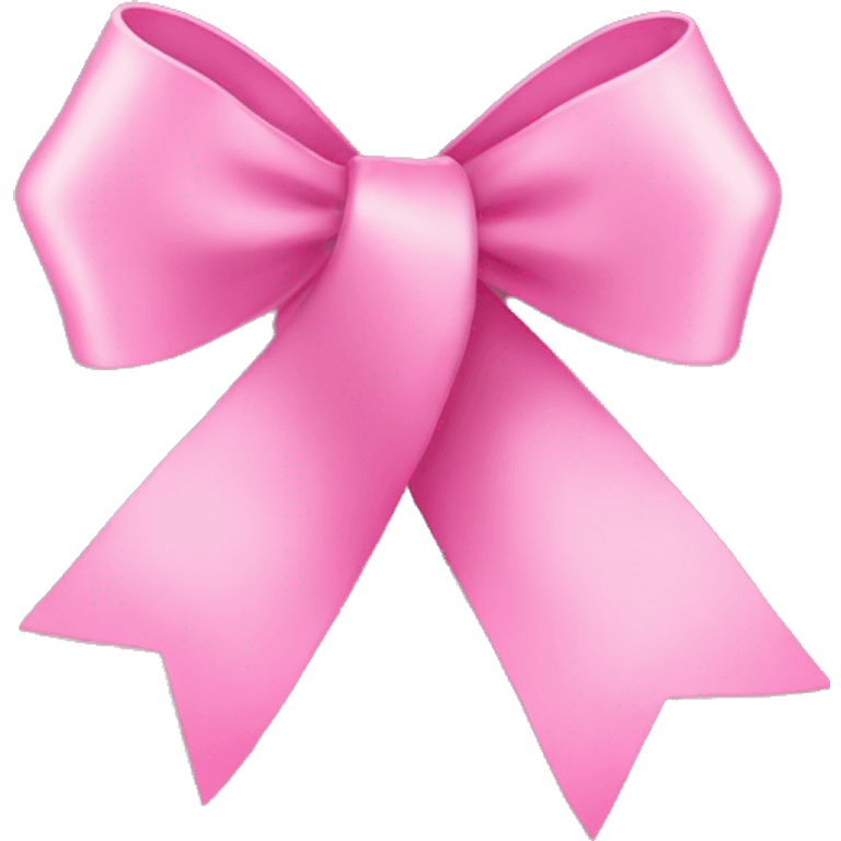 pink ribbon in christmast emoji