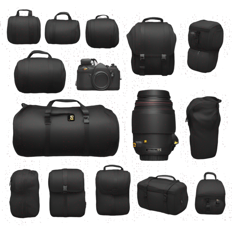 photo equipment black bag emoji