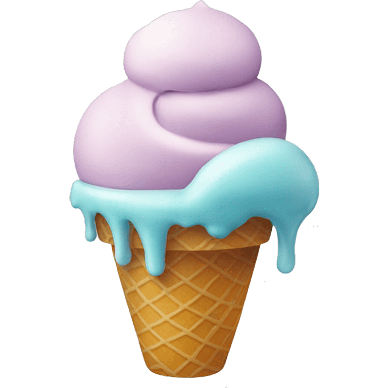 Ice cream 3D emoji