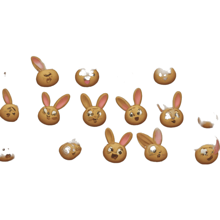 Ribbon bunnys emoji