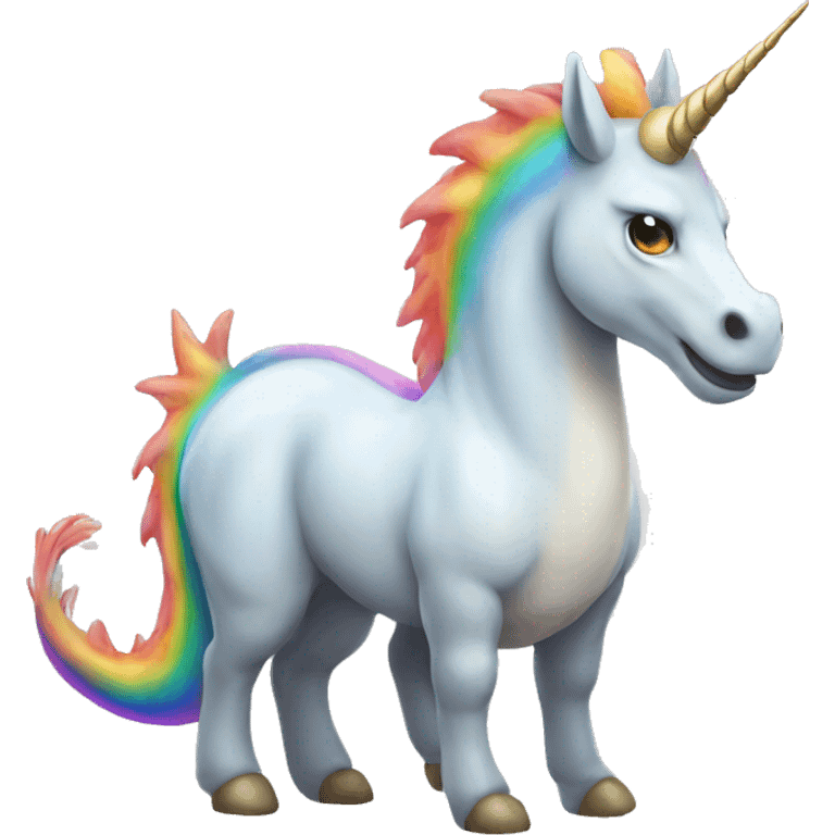 Unicorn dragon emoji