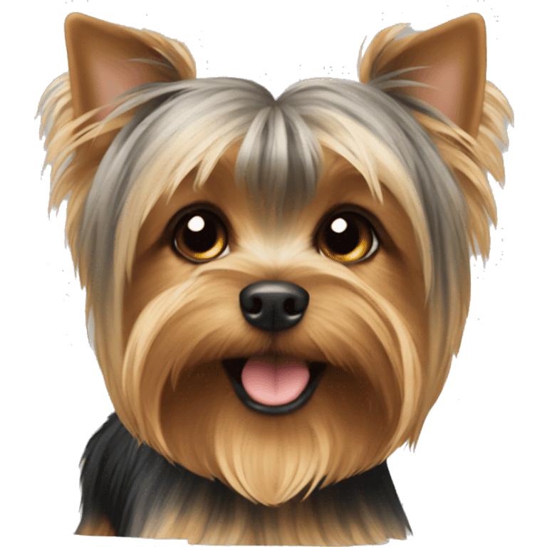 Yorkshire terrier really cute  emoji