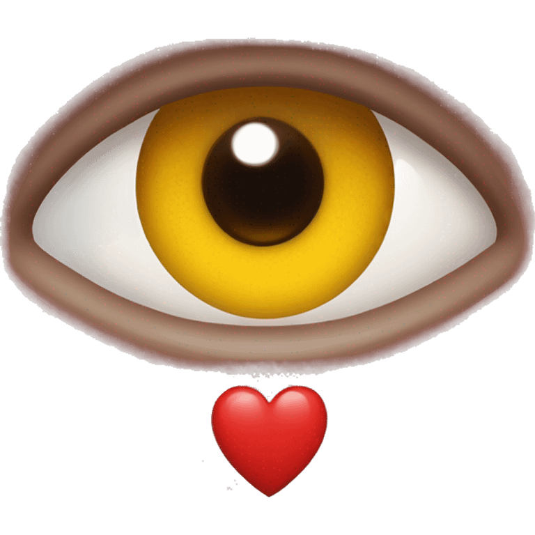 Carita con corazón en los ojos  emoji