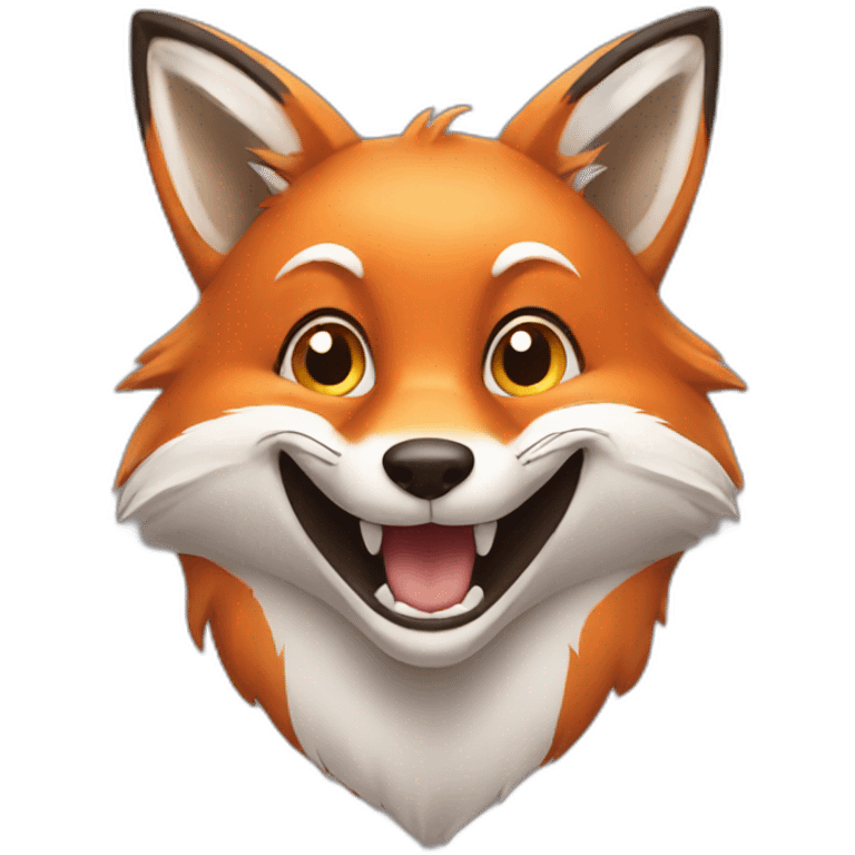 fox smile emoji