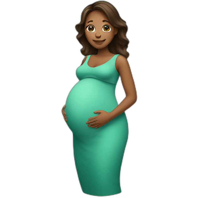 pregnant woman emoji