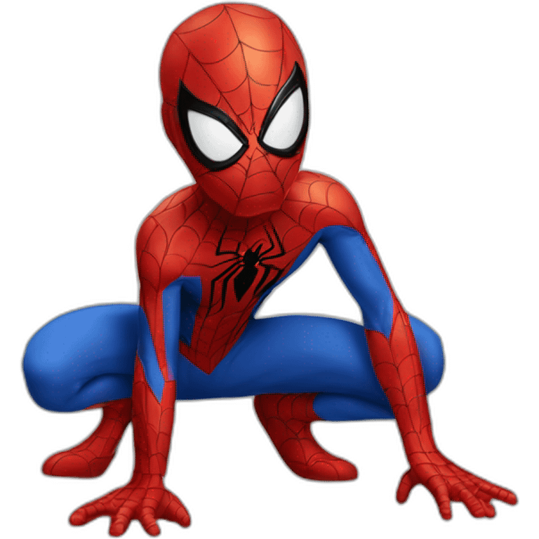 Spider man sur Flash emoji