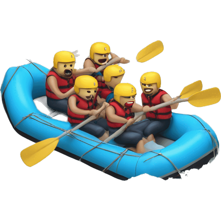 whitewater raft emoji