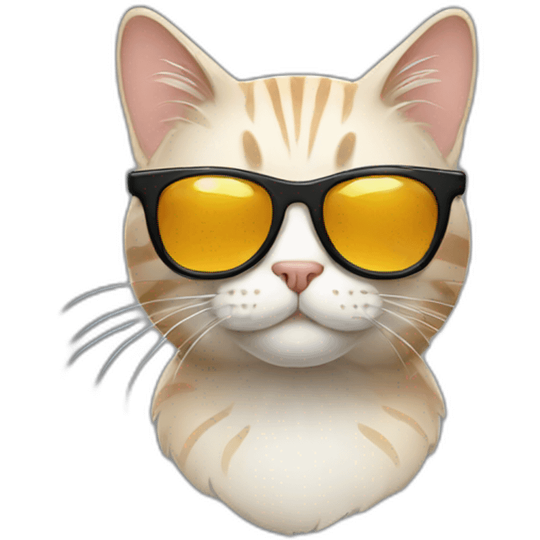 Cat with sunglasse emoji