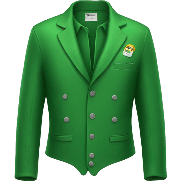 Green jacket emoji