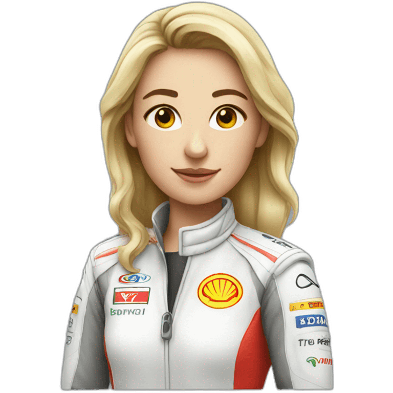 f1 female driver emoji