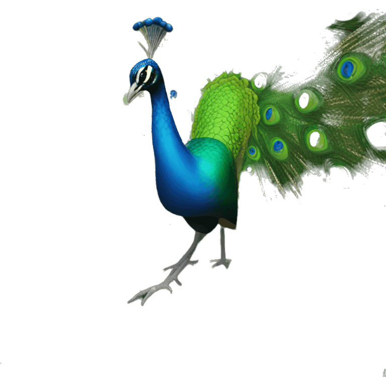 Peacock emoji