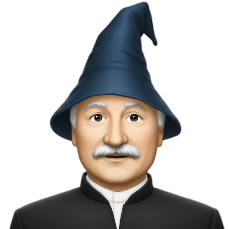 The emoji of President Lukashenko is a wizard emoji