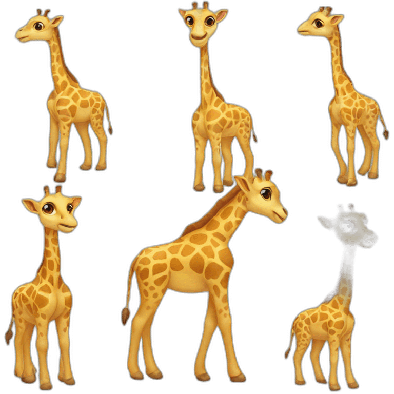 bébé Girrafe emoji