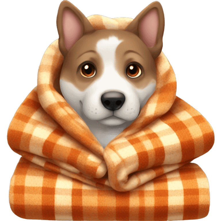 Cozy autumn blanket  emoji