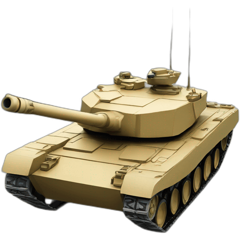 a modern tank emoji