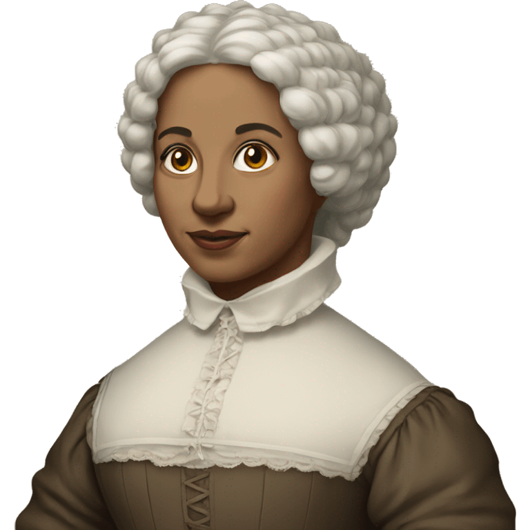 white woman from 1600s virginia emoji