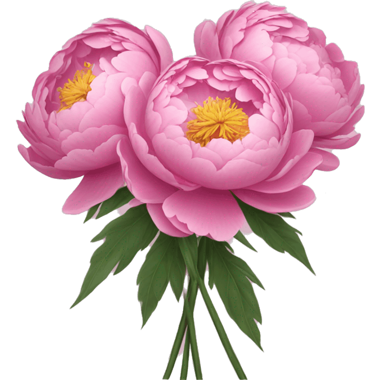 bouqet of peonies emoji