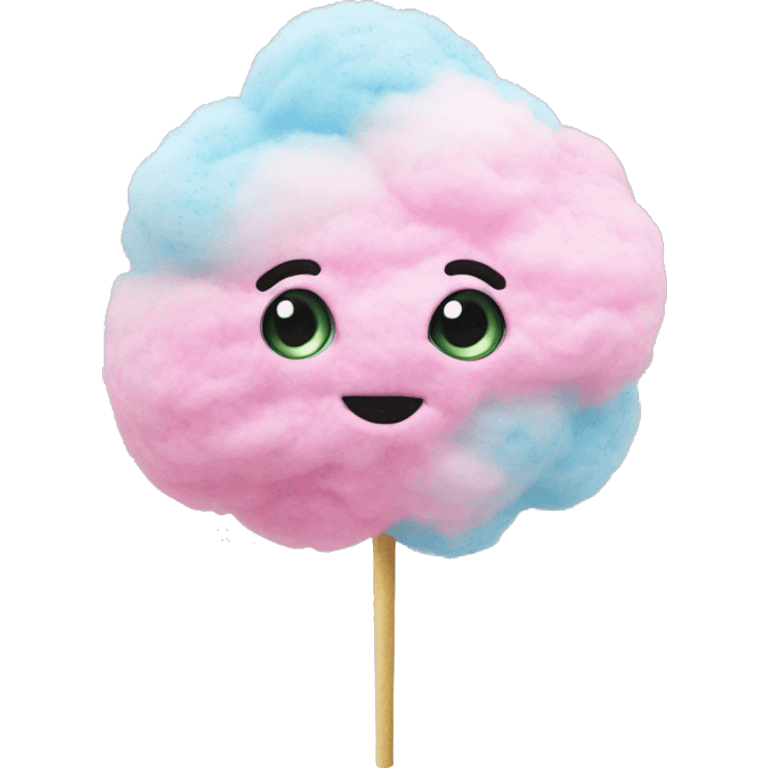 cotton candy made of grass emoji