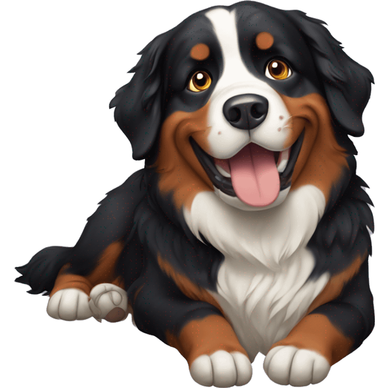 Bernese mountain dog emoji