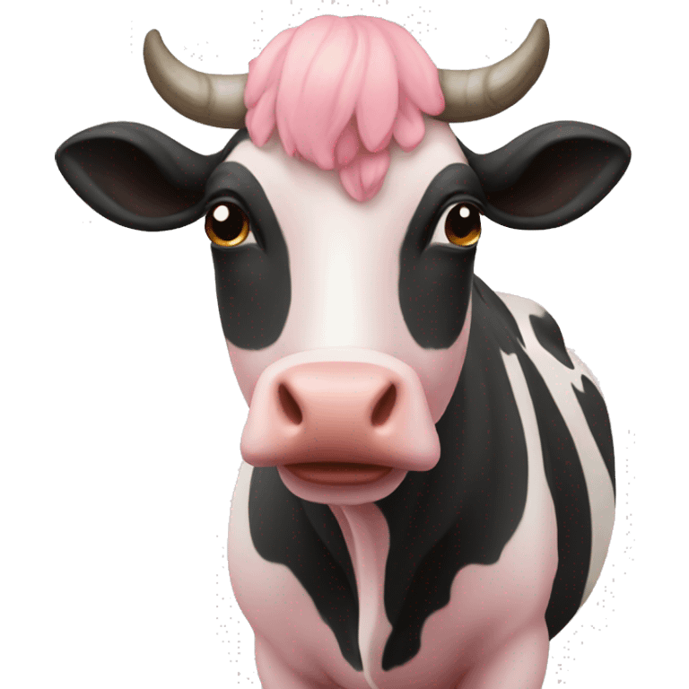 Vaca rosada emoji