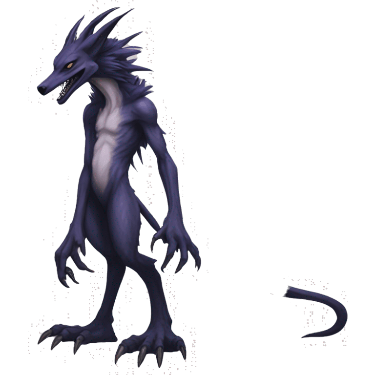 Edgy Eldritch Vernid-Sergal full body emoji