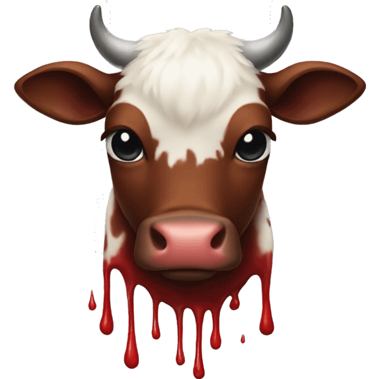 Blood moo emoji