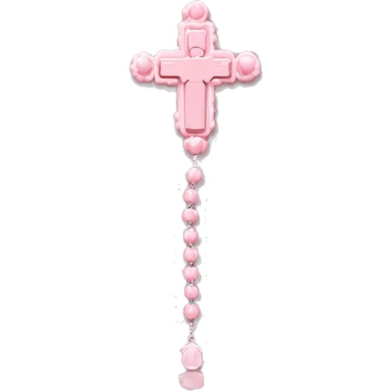 Light Pink rosary emoji