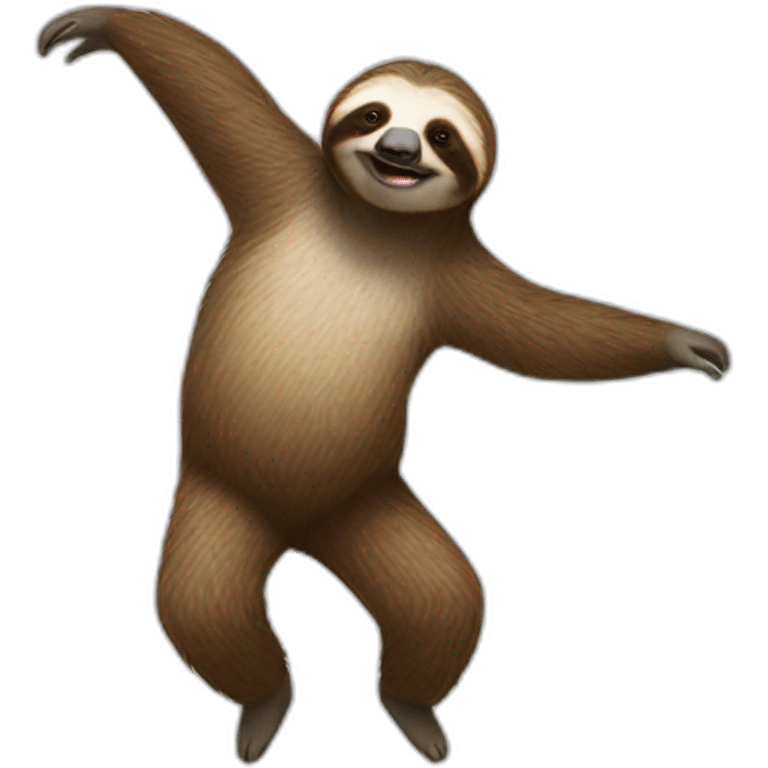 sloth dancing emoji