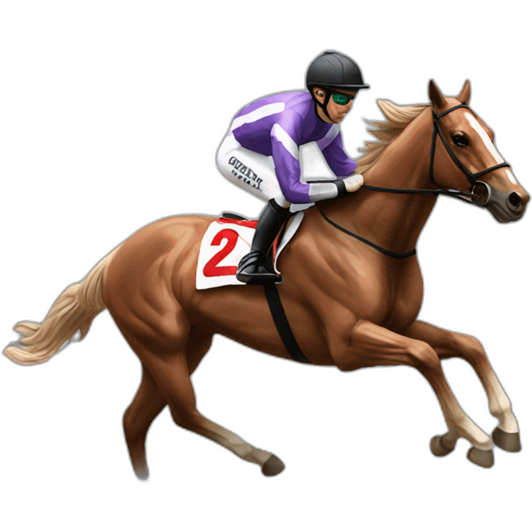 easy victory racing horse emoji