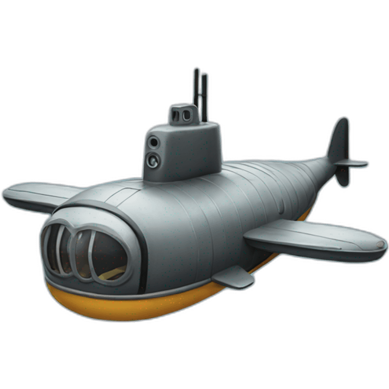 flying submarine emoji