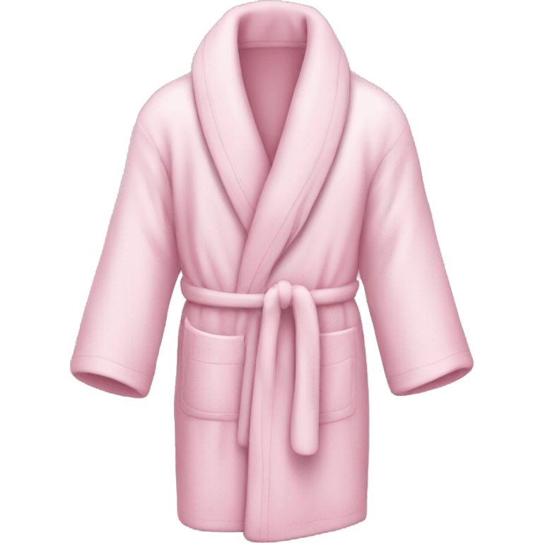 Light pink bath robe  emoji