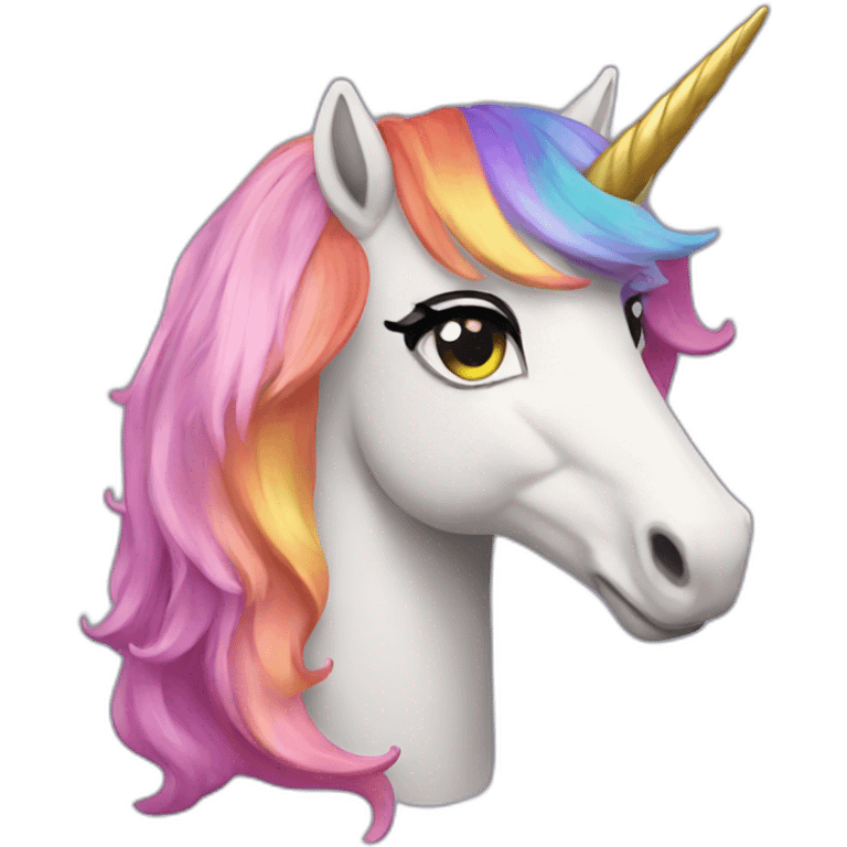 Lady Gaga rainbow unicorn emoji