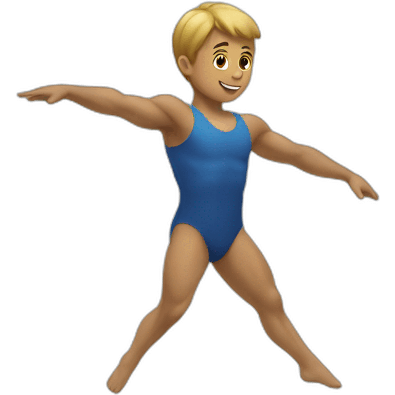 gymnastique homme emoji