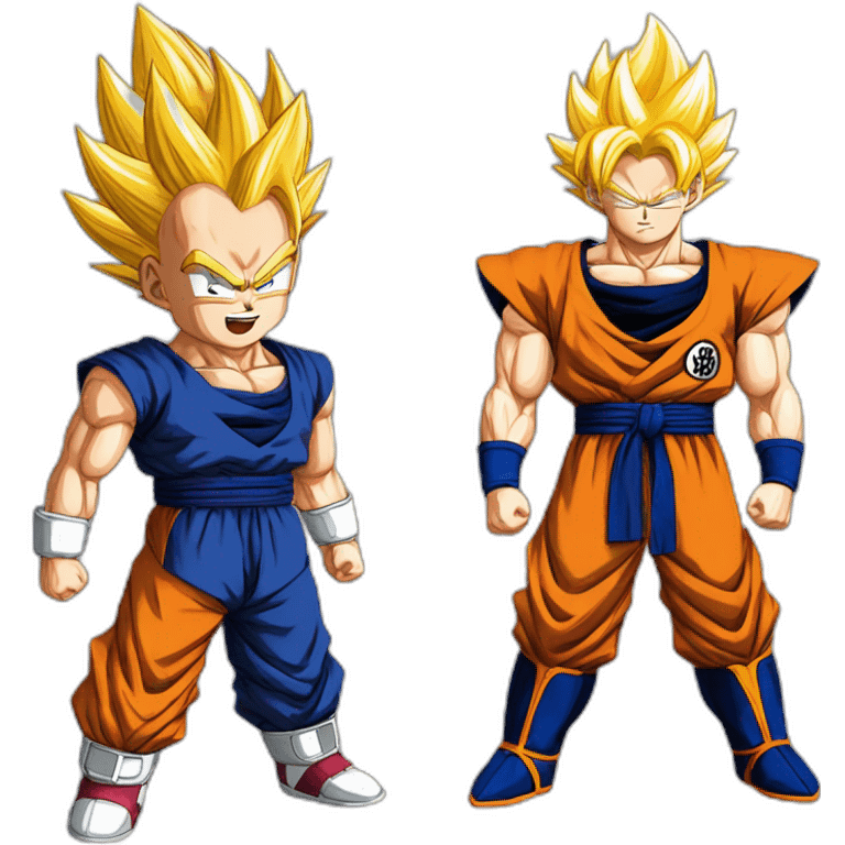 Dbz goku et Vegeta  emoji