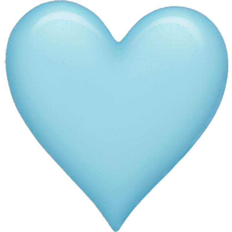 light blue heart emoji