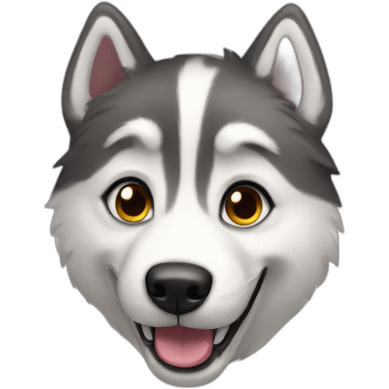 smiles husky emoji