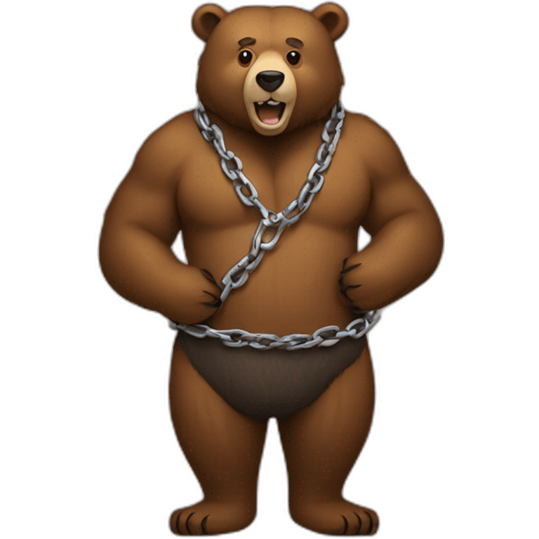 bear-chain emoji