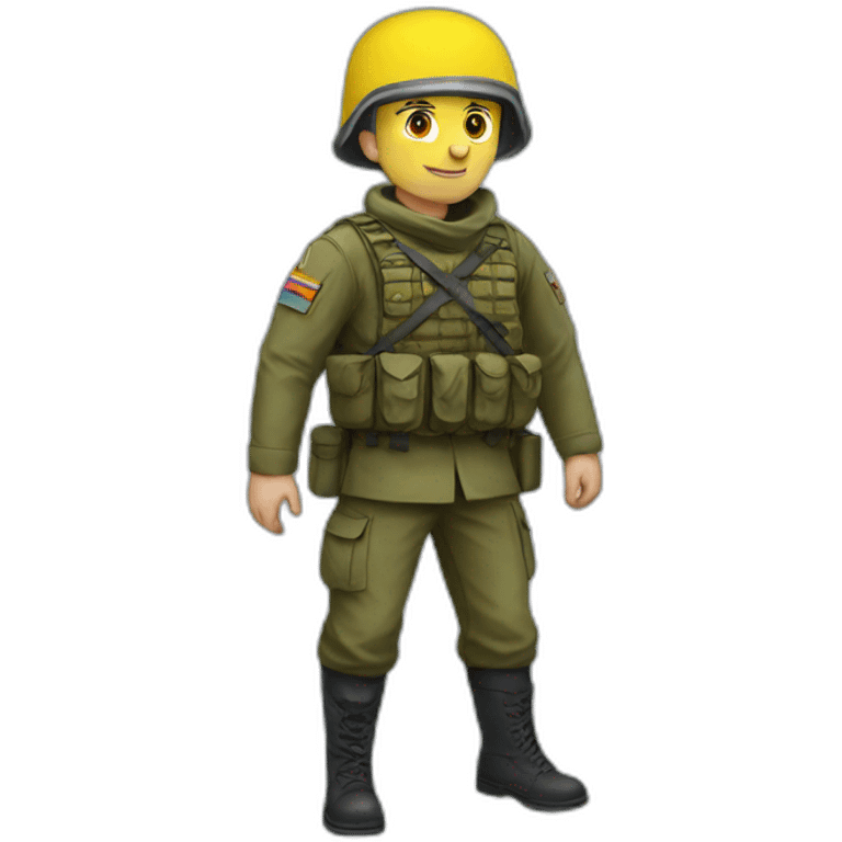 Ukrainian soldier emoji