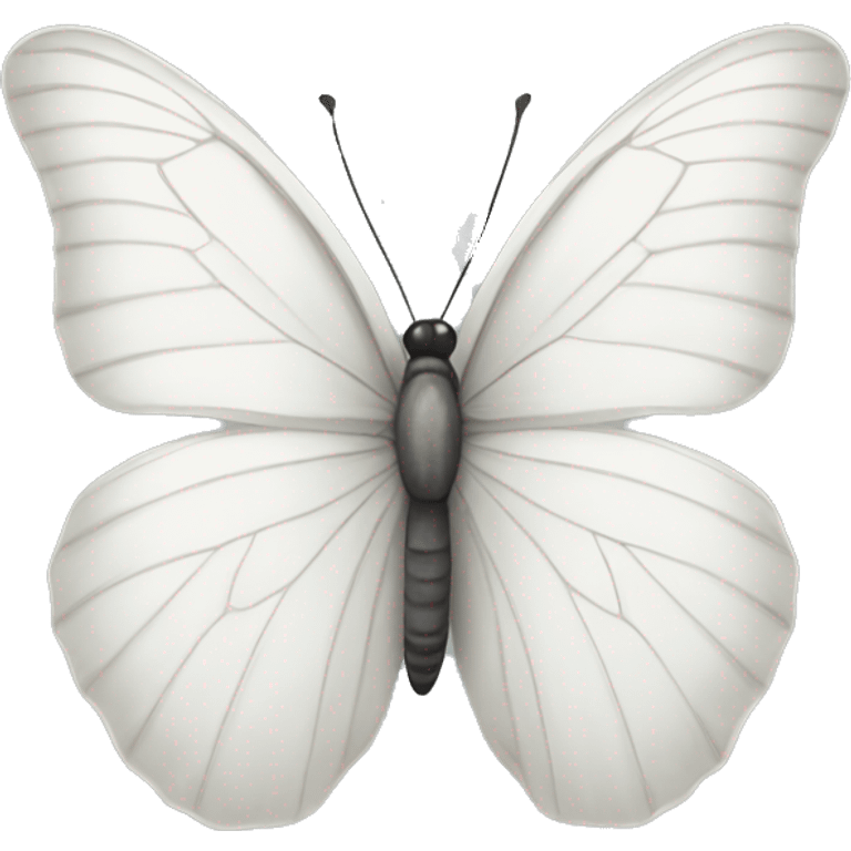 white butterfly emoji