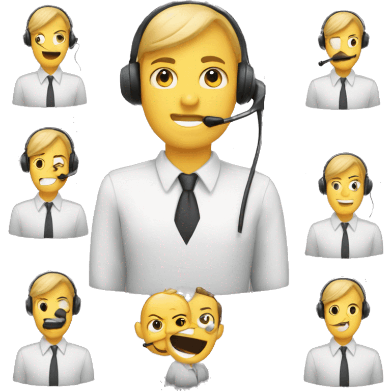 call center emoji