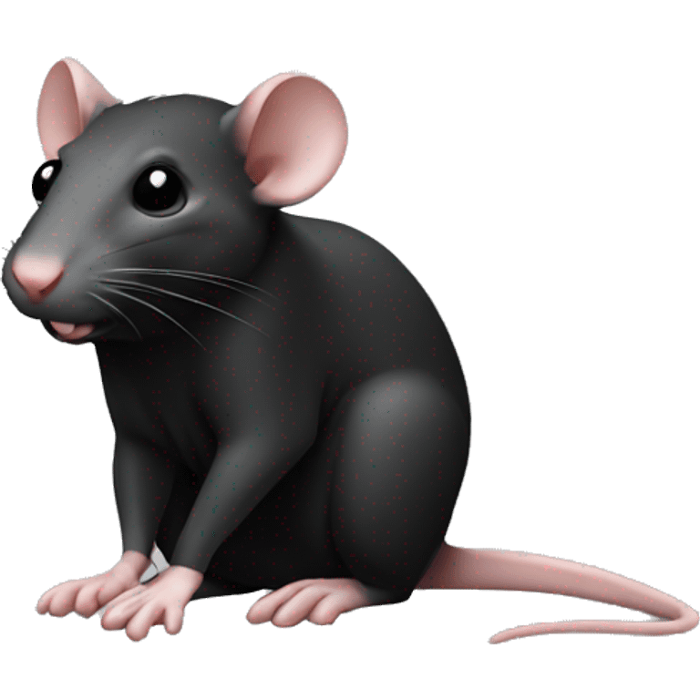 rat’s black  emoji