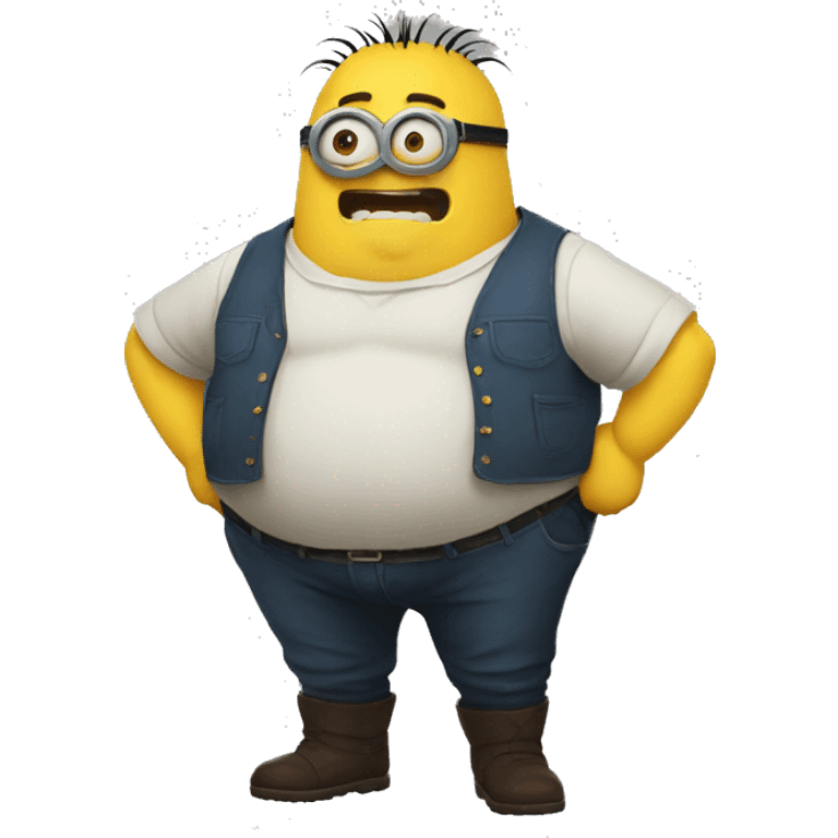 cursed fat minion family friendly emoji