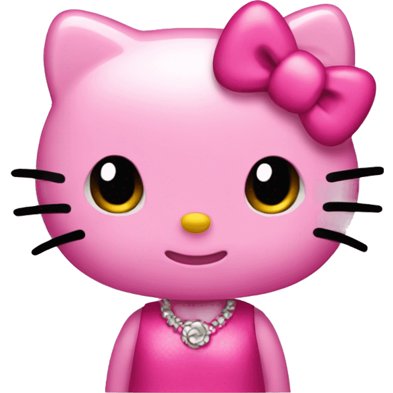 Hello kitty pink  emoji