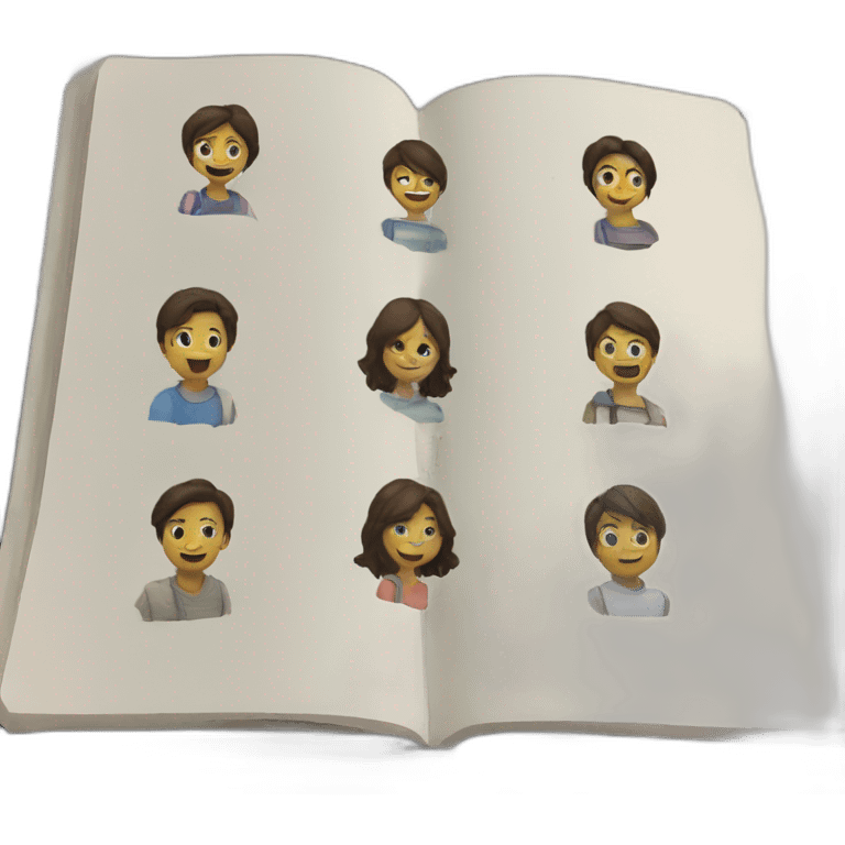 journal with photos emoji