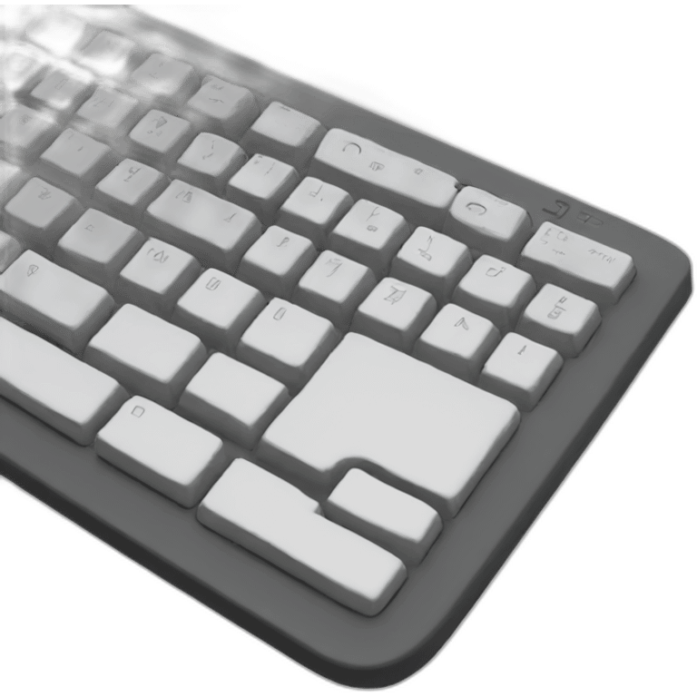 split ergo keyboard emoji