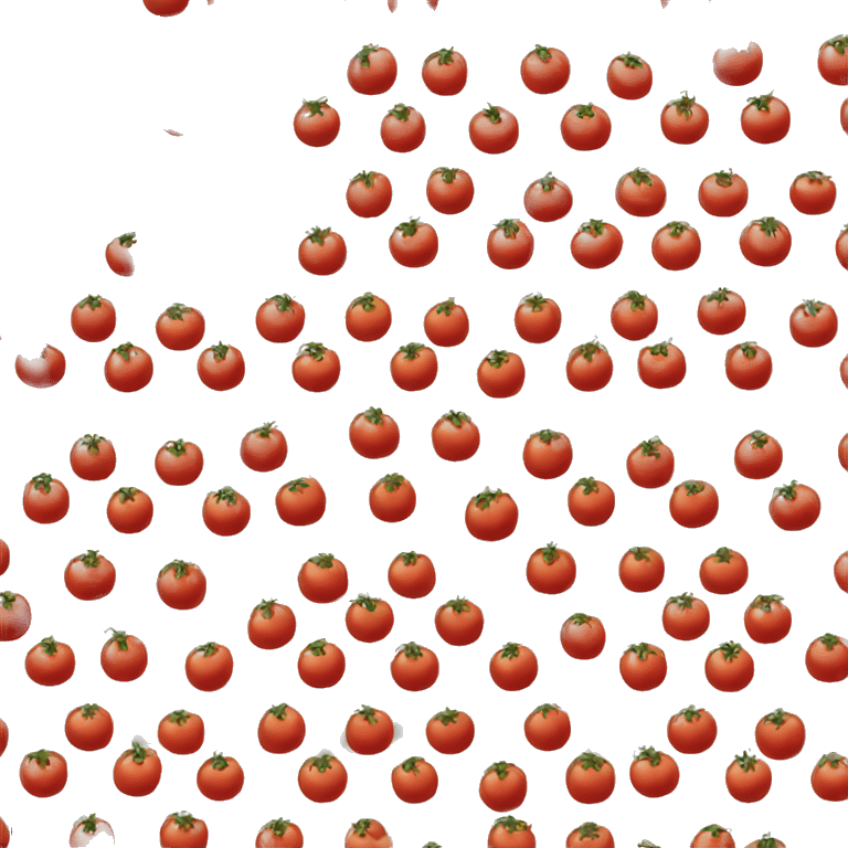 Blanket with tomato pattern emoji