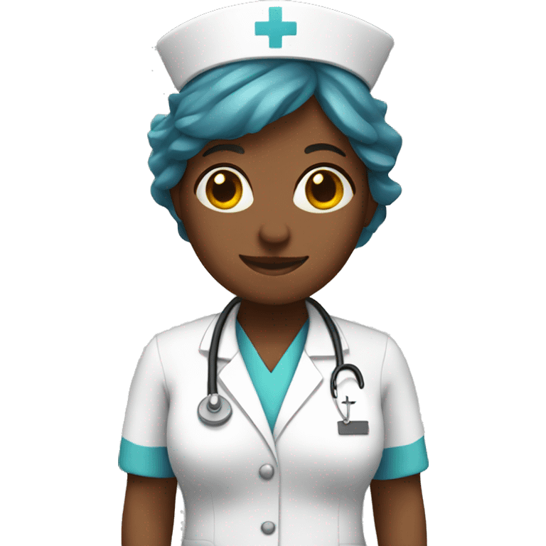 Nurse standing  emoji